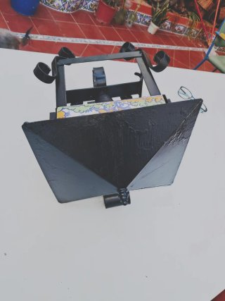 Farol de Forja con Cerámica