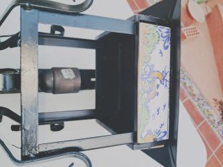 Farol de Forja con Cerámica