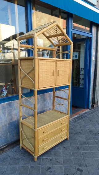 Estantería Organizador Vintage de Bambú 640513971
