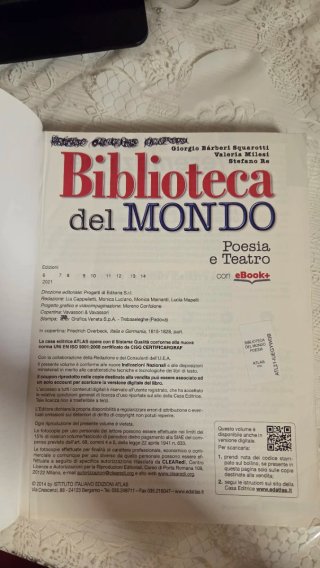 Biblioteca del mondo: Poesia e Teatro