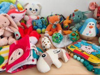 Lote Juguetes Bebé Peluches y Libros