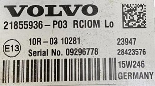 Centralita ecu 21855936 volvo .