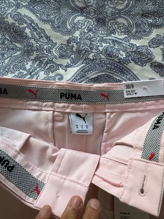 Pantalón corto de golf Puma rosa