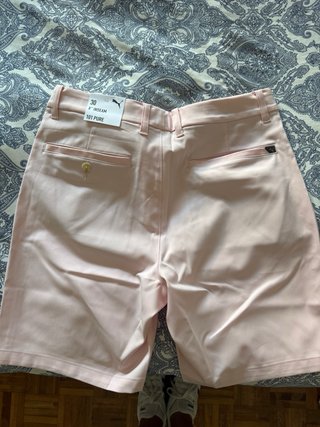 Pantalón corto de golf Puma rosa