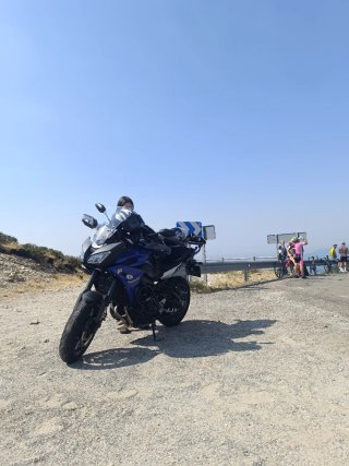 Yamaha Tracer MT09 Adventure Azul