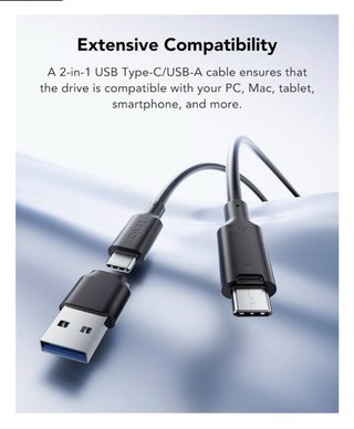Lexar ES3 SSD Portátil 2TB USB 3.2 Gen 2