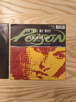 LOTE 2 SINGLES POISON VINILO 7" HARD ROCK METAL