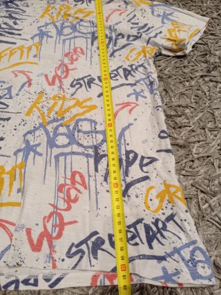 Camiseta Graffiti Street Art Multicolor