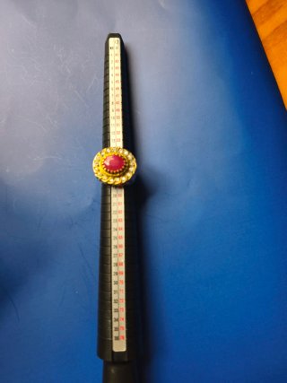 Anillo Plata 925 con Piedra Roja