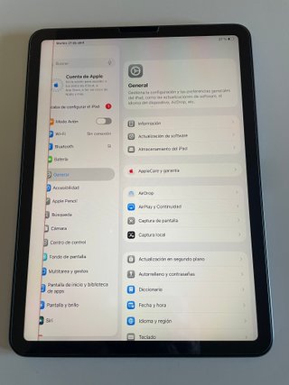 iPad Air 4 Plata