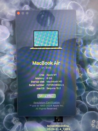 MacBook Air M1 2020 Plata