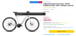 Bicicleta Eléctrica Cube