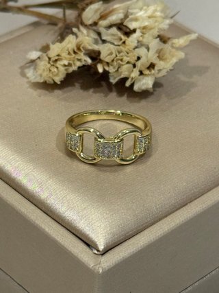 Anillo Oro Laminado 14k Talla 8