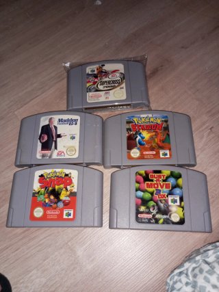 Lote 5 Juegos Nintendo 64 arios precios