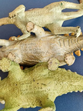 Lote 6 Dinosaurios y Reptiles Salvat Editores