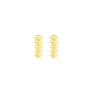 Colgante Latón plata 14K Geométrico Elegante