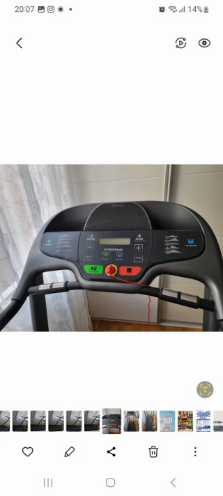 Cinta de correr Domyos plegable con inclinación