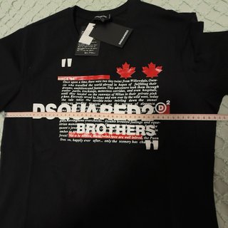 Camiseta Dsquared2 Brothers Negra Talla L