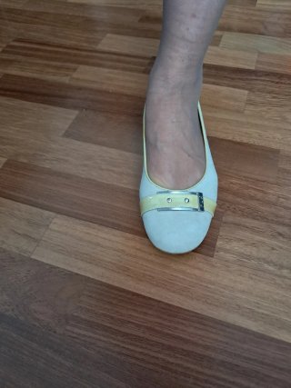 Ballerine Bata Donna Beige Nuove