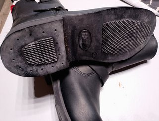 Botas Engineer Cuero Negro Sin Uso