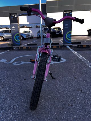 Bicicleta niña rosa 18 pulgadas