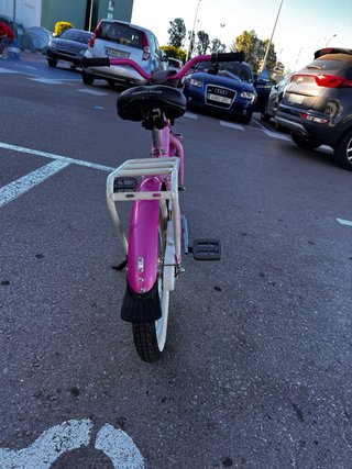 Bicicleta niña rosa 18 pulgadas