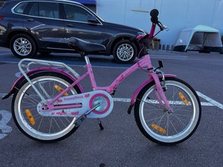 Bicicleta niña rosa 18 pulgadas
