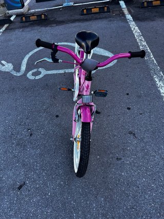 Bicicleta niña rosa 18 pulgadas