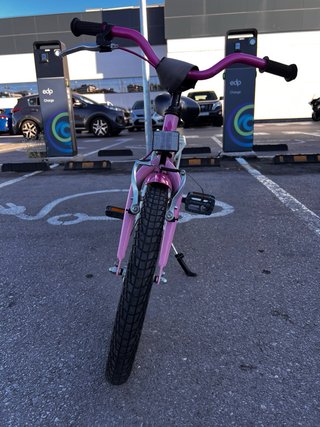Bicicleta niña rosa 18 pulgadas