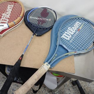 Lote 3 raquetas de tenis y bádminton