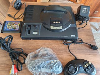 Consola Sega Mega Drive Negra