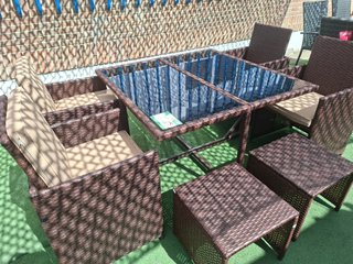 Comedor Ratan Terraza Jardín Nuevo