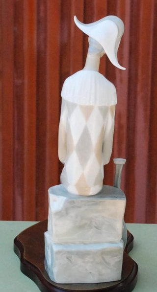 Figura Lladró Arlequín Triste Porcelana