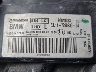 FARO IZQUIERDO BMW BMW X1 (E84) 2009-2015