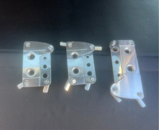 Jgo 3 Cubrepedales Aluminio Deportivos