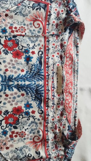 Vestido recto estampado floral