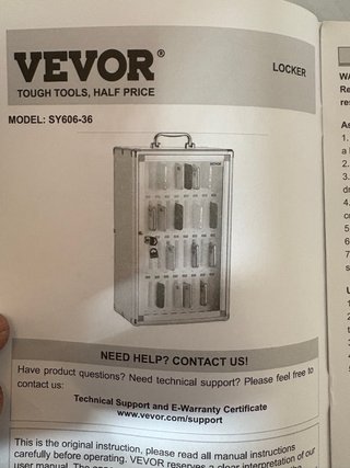 Casillero VEVOR SY606-36 para móviles