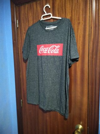 Camiseta Coca-Cola Gris Talla L
