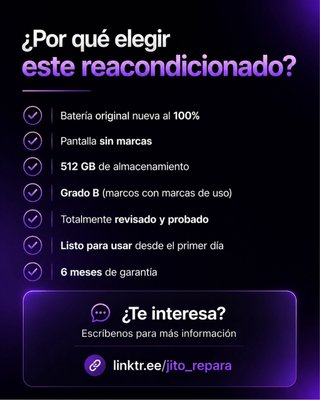 iPhone 13 Pro 512GB Reacondicionado Grado B