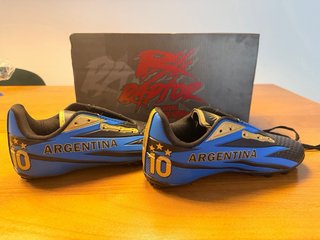 Scarpe da calcio Raptor Argentina per bambini taglia 35 cotte