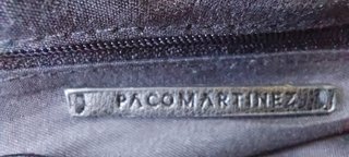 Bolso bandolera Paco Martinez negro