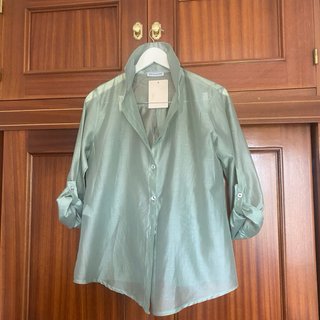 Conjunto Camisa y Pantalón Verde Beige
