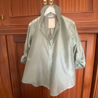 Conjunto Camisa y Pantalón Verde Beige