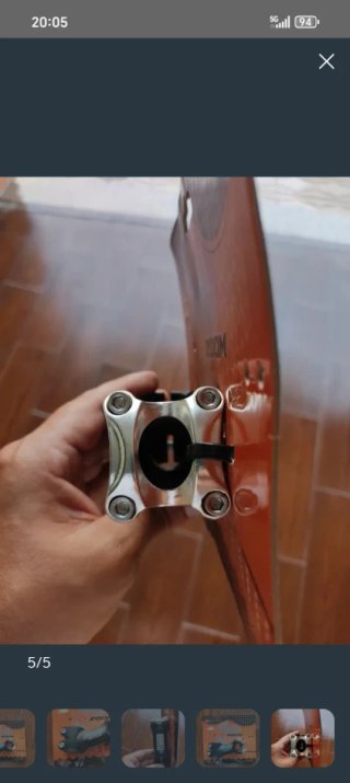 Potencia MTB Zoom Negra nueva.