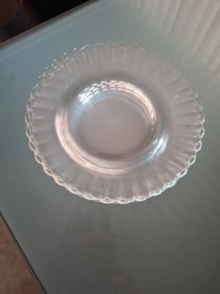 6 Platos Postre Duralex Transparentes