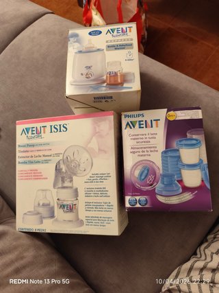 Lote 3 productos Avent