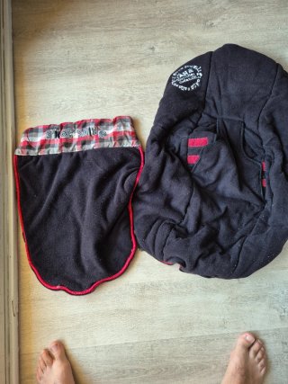 Saco para silla de paseo rojo