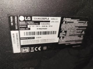 Smart TV 4K LG 55" (55UK6200) - Con Caja original