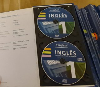 Curso Inglés Vaughan 25 Libros + CD