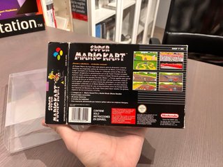 Super Mario Kart SNES Caja Manual Cartucho